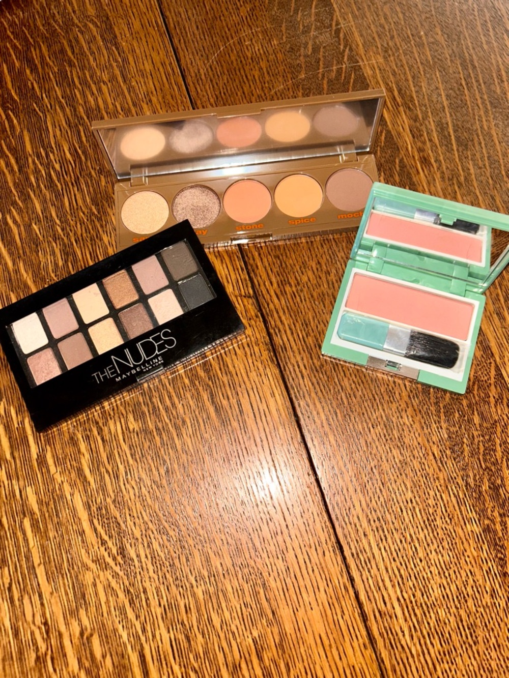 Clinique Soft Neutral Eyeshadow & Blush Set - Peach, Pink, Bronze, Taupe